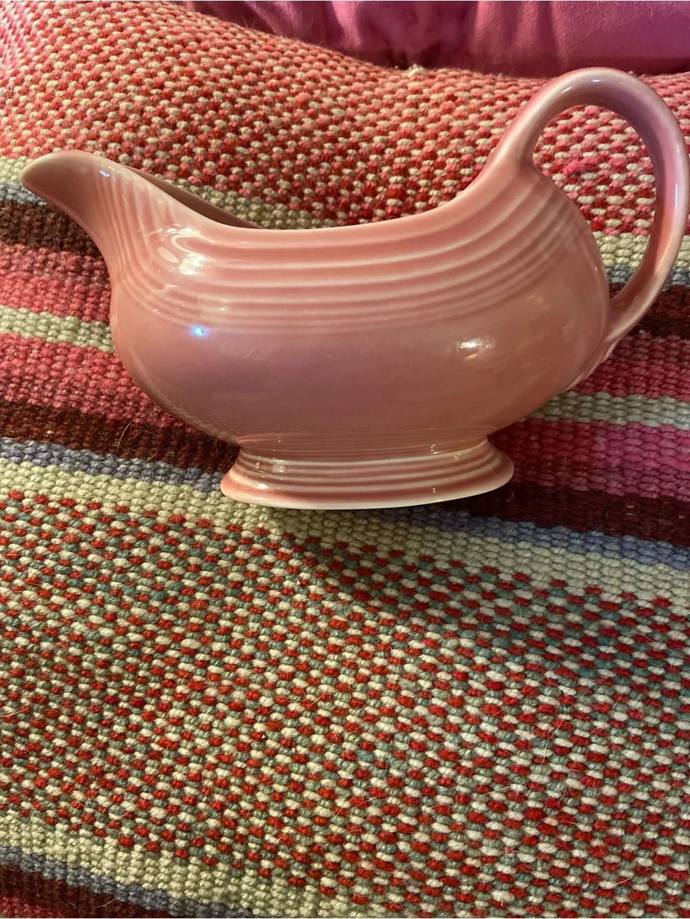 Fiesta Pink Creamer Pitcher